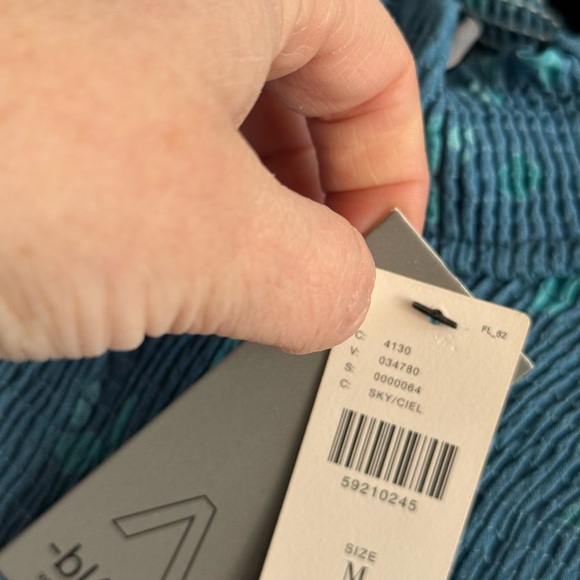 Anthropologie blank Laura smocked maxi - Picture 3 of 4